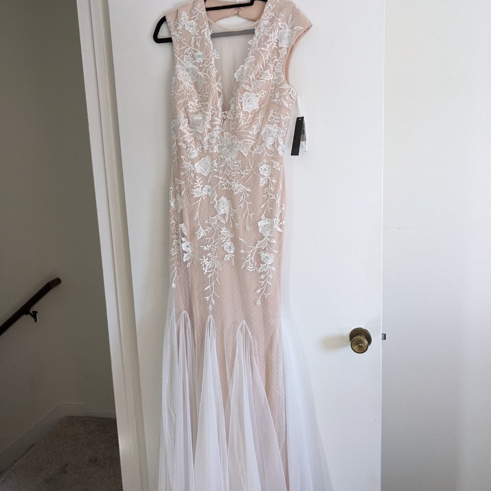 Betsy & Adam Mermaid Gown, Open Back